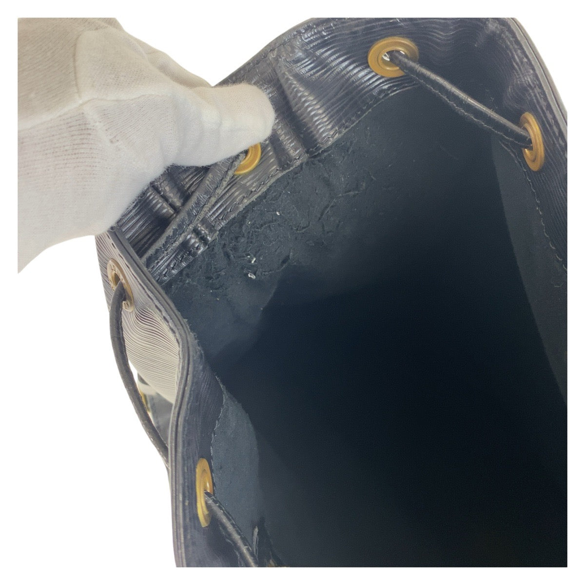 LOUIS VUITTON ルイヴィトン エピ ノエ ノワール ブラック 黒 ゴールド金具 レザー M59002 ショルダーバッグ  レディース