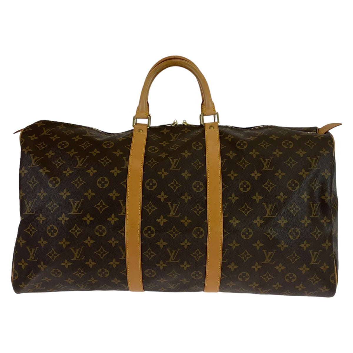 10944
LOUIS VUITTON ルイヴィトン モノグラム キーポル55 ブラウン 茶 ゴールド金具 PVC M41424 ボストンバッグ 男女兼用  メンズ