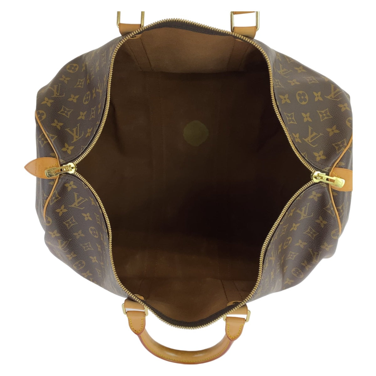 10944
LOUIS VUITTON ルイヴィトン モノグラム キーポル55 ブラウン 茶 ゴールド金具 PVC M41424 ボストンバッグ 男女兼用  メンズ