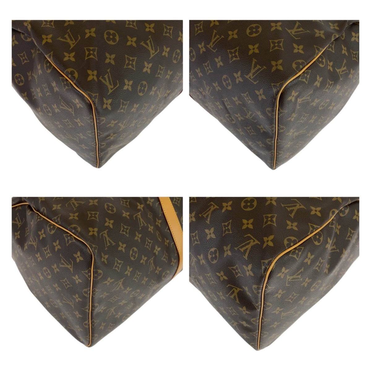 10944
LOUIS VUITTON ルイヴィトン モノグラム キーポル55 ブラウン 茶 ゴールド金具 PVC M41424 ボストンバッグ 男女兼用  メンズ