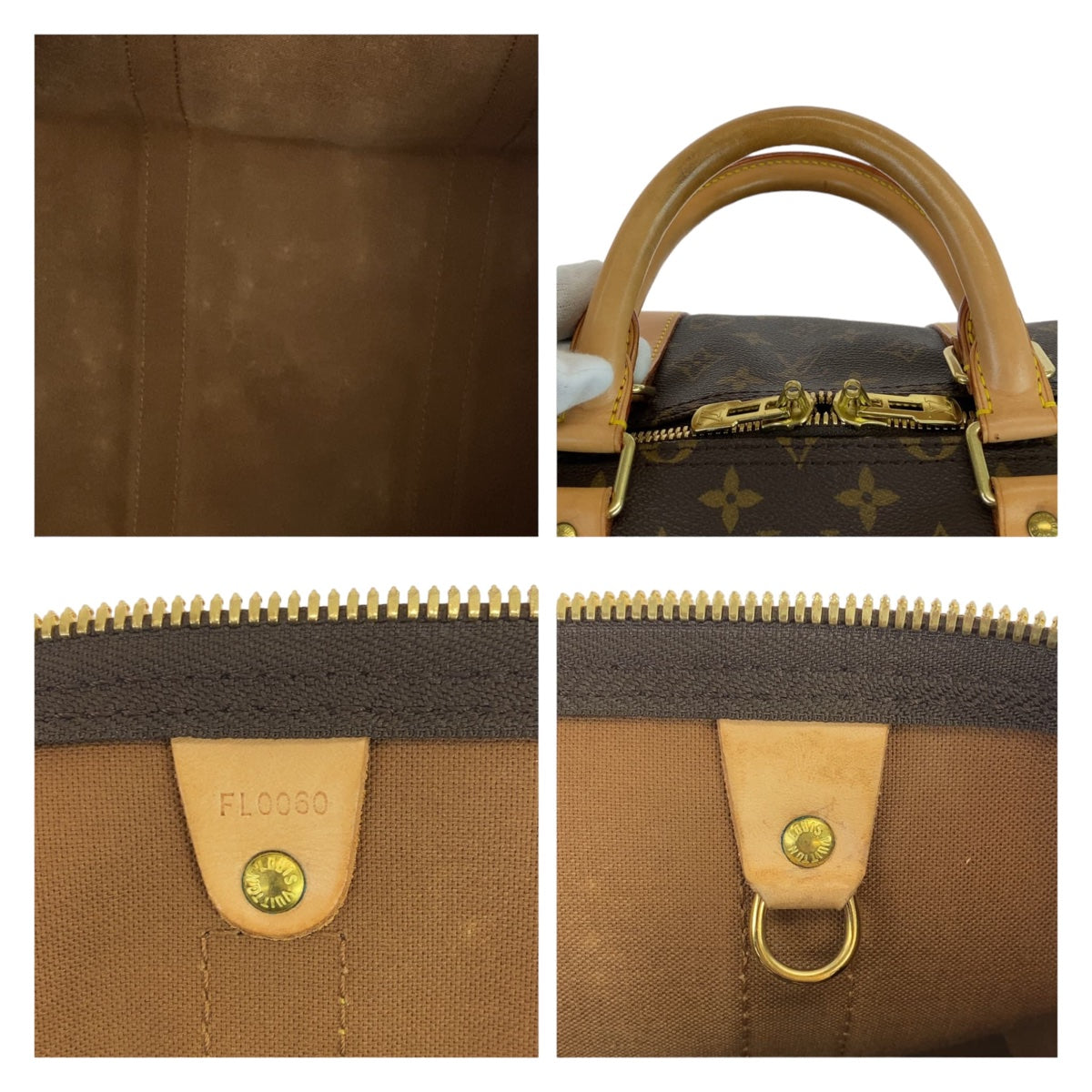 10944
LOUIS VUITTON ルイヴィトン モノグラム キーポル55 ブラウン 茶 ゴールド金具 PVC M41424 ボストンバッグ 男女兼用  メンズ