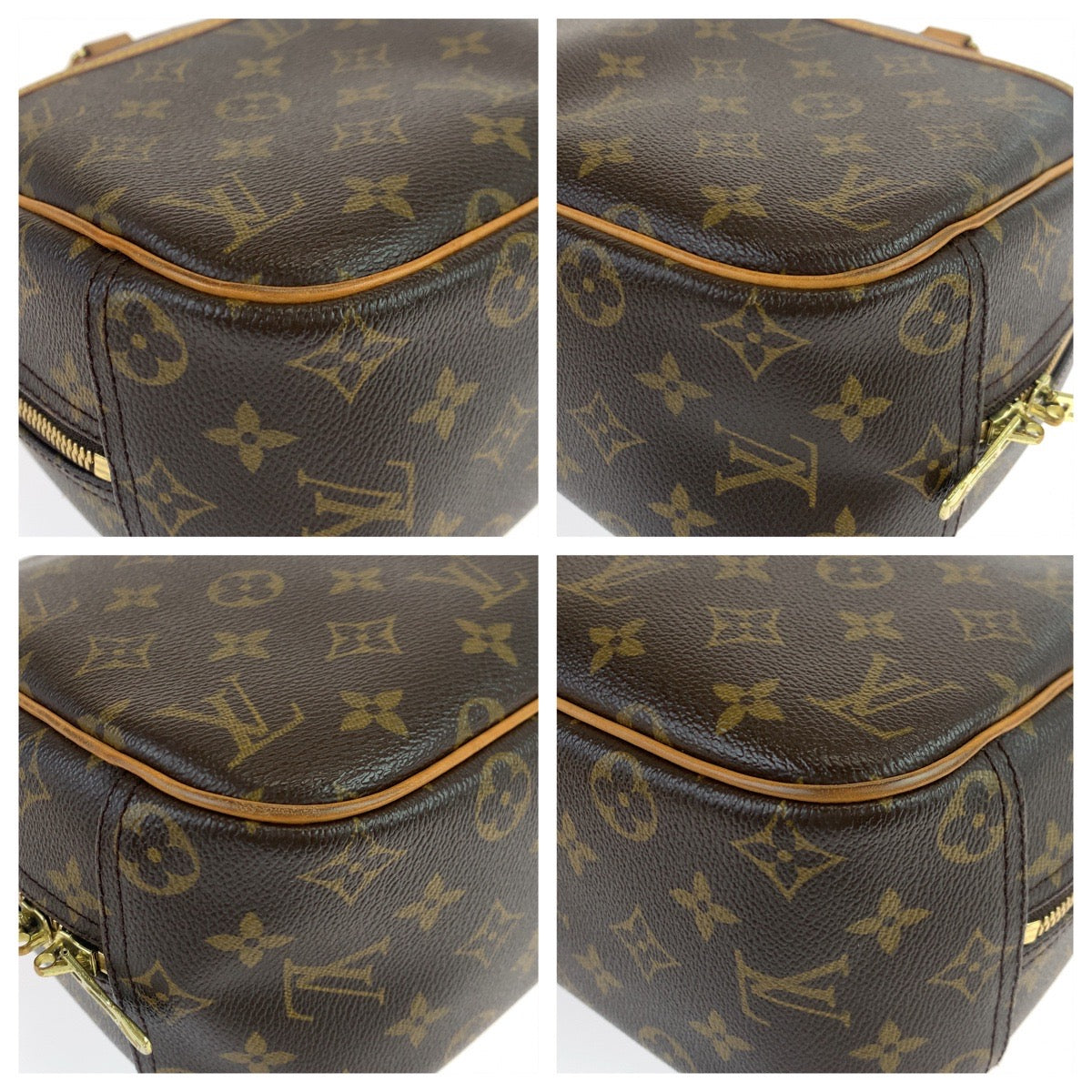 10949
LOUIS VUITTON ルイヴィトン モノグラム トゥルーヴィル ブラウン ベージュ PVC / レザー M42228 ハンドバッグ ボストンバッグ  レディース