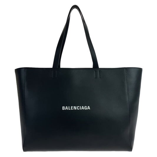 BALENCIAGA バレンシアガ EVERYDAY EAST-WEST エブリデイ ブラック シルバー金具 カーフ 618284 ショルダーバッグ トートバッグ A4収納  メンズ