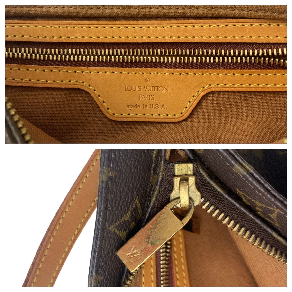 12844
LOUIS VUITTON ルイヴィトン モノグラム トロター ブラウン ゴールド金具 PVC / レザー M51240 ショルダーバッグ ポシェット  レディース