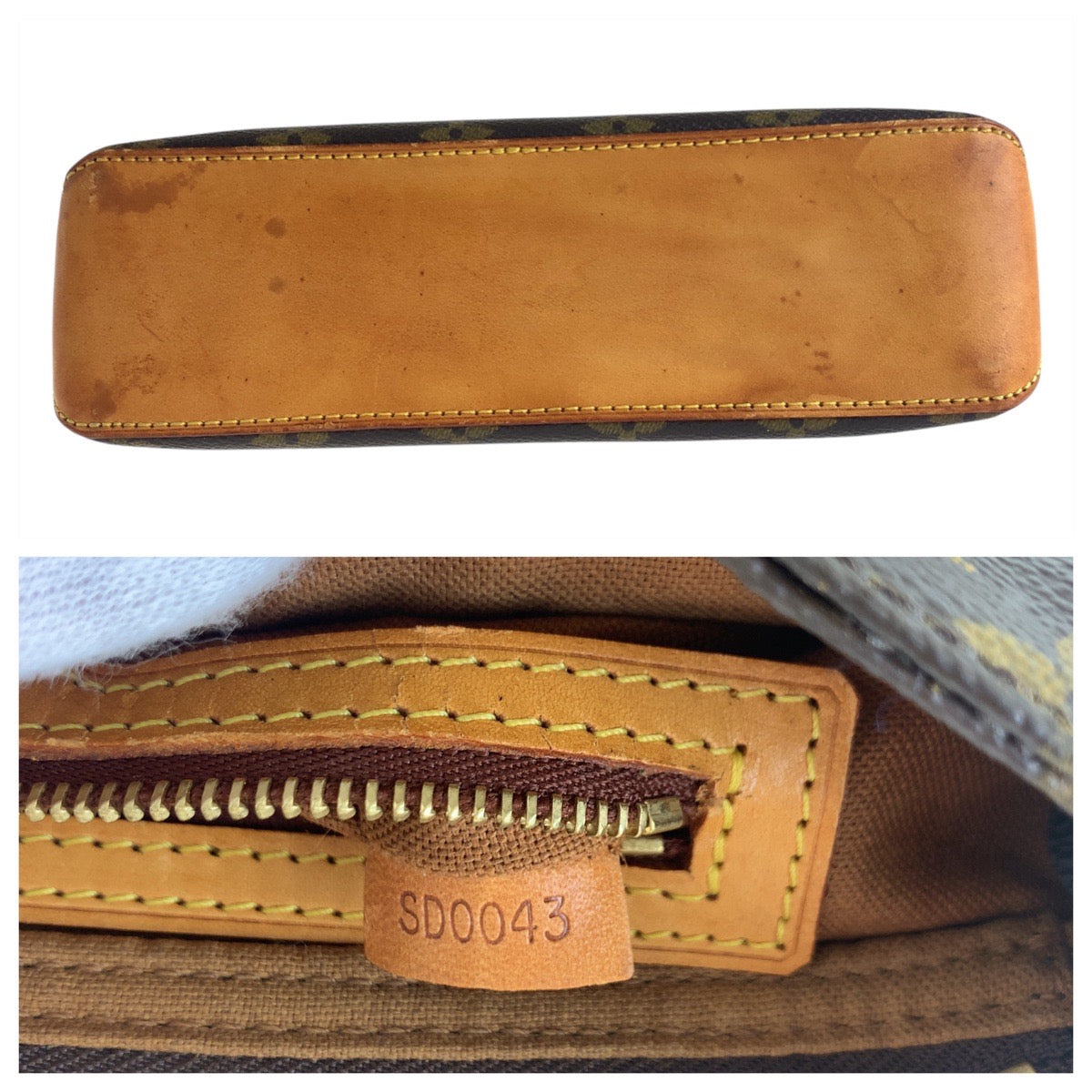 12844
LOUIS VUITTON ルイヴィトン モノグラム トロター ブラウン ゴールド金具 PVC / レザー M51240 ショルダーバッグ ポシェット  レディース