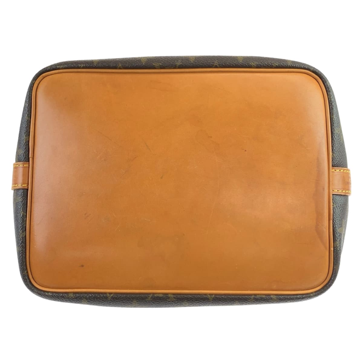 LOUIS VUITTON ルイヴィトン モノグラム プチ ノエ ブラウン 茶 ベージュ ゴールド金具 PVC / レザー M42226 ショルダーバッグ 肩掛け  レディース