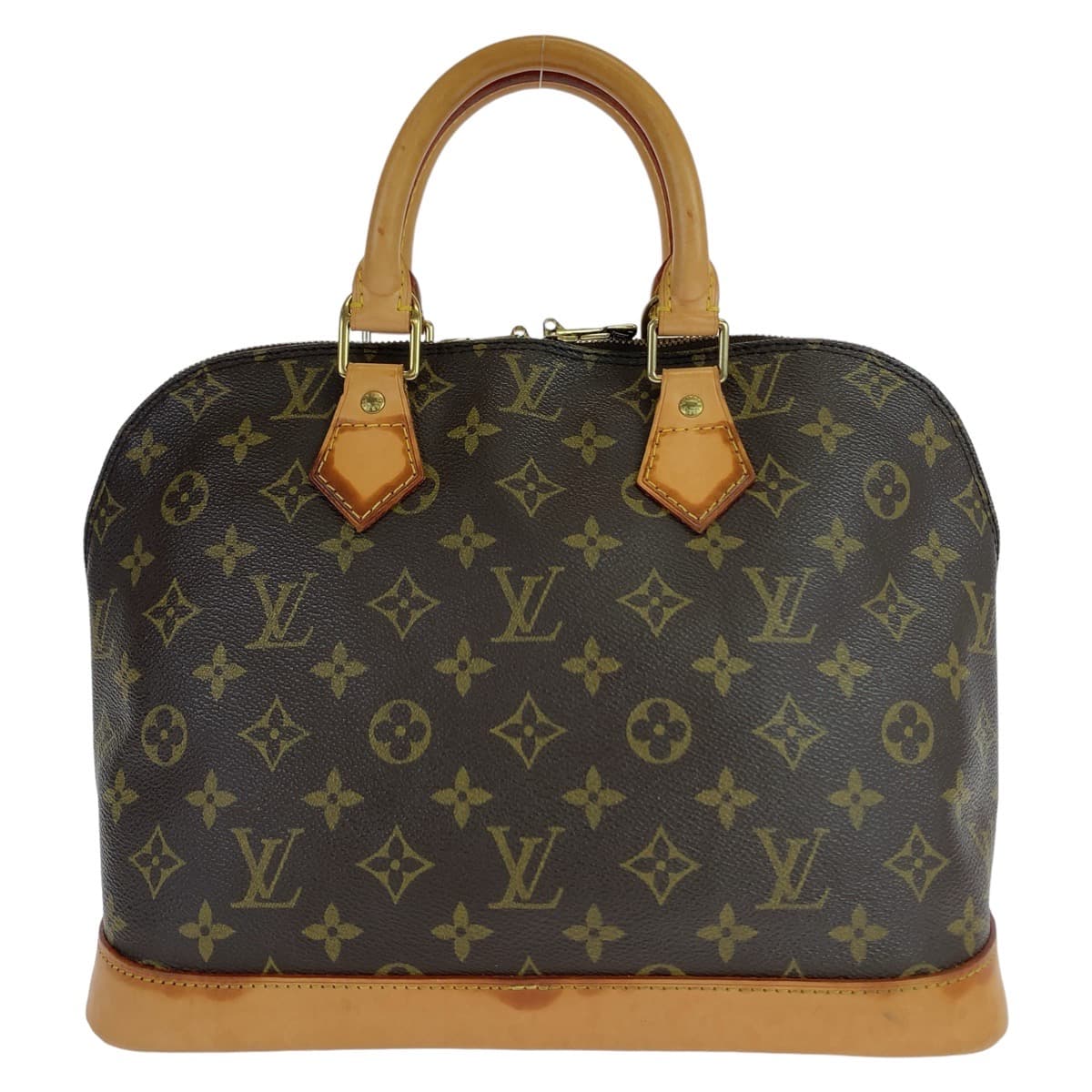 10978
LOUIS VUITTON ルイヴィトン モノグラム アルマPM ブラウン 茶 ゴールド金具 PVC M51130 ハンドバッグ トートバッグ  レディース
