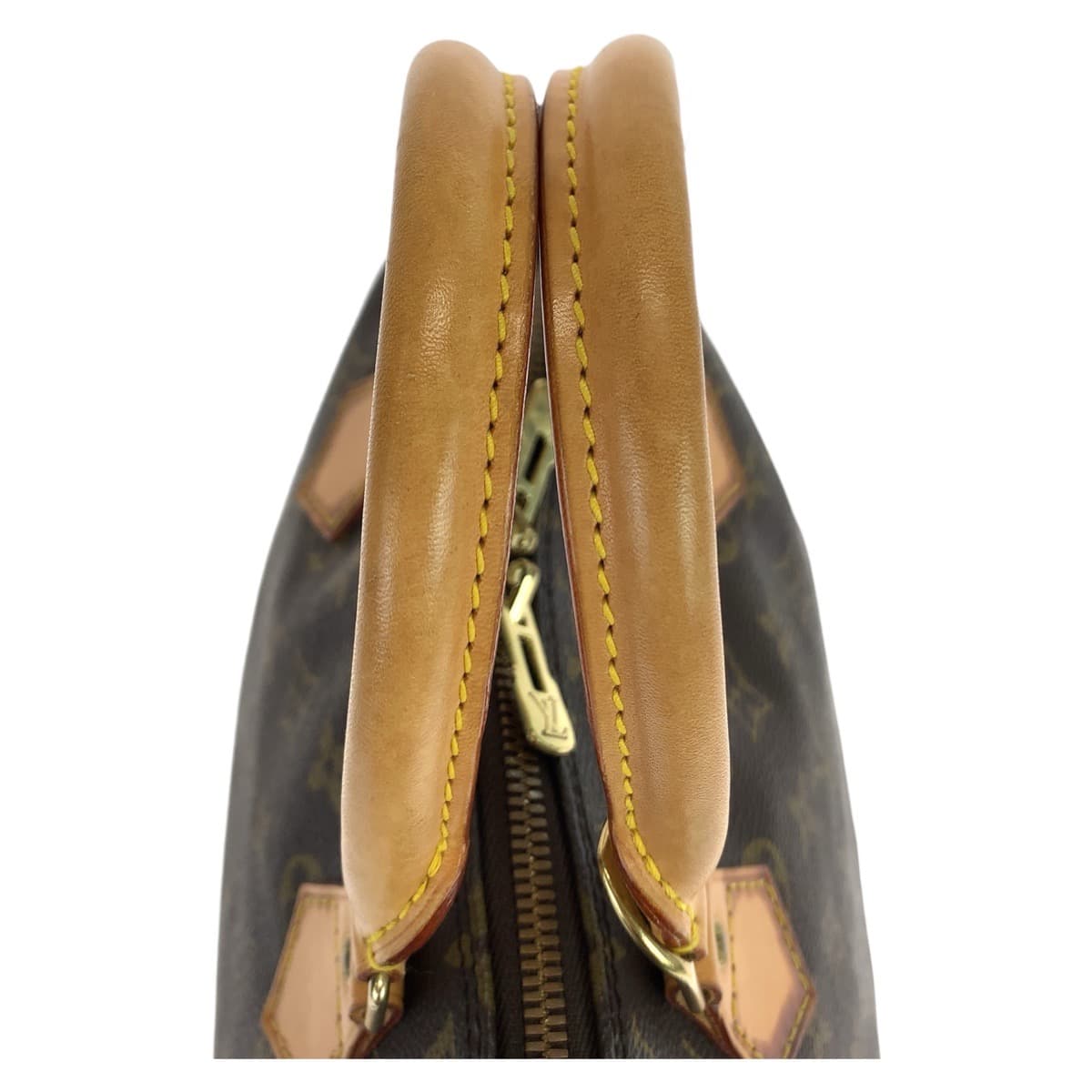 10978
LOUIS VUITTON ルイヴィトン モノグラム アルマPM ブラウン 茶 ゴールド金具 PVC M51130 ハンドバッグ トートバッグ  レディース
