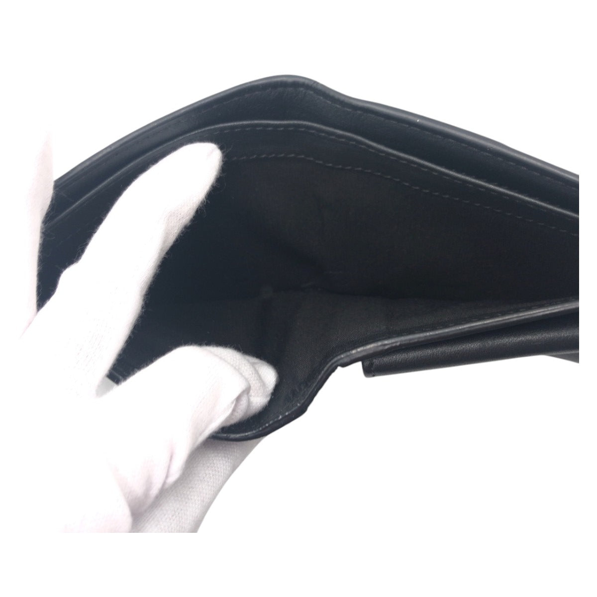 VALENTINO Camouflage Black Yellow Leather/Canvas PR P 617 ASD 2-Fold Wallet Compact Wallet for Men