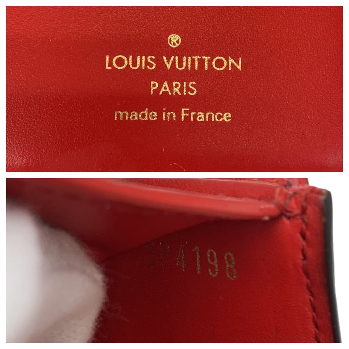 LOUIS VUITTON Louis Vuitton Monogram Portefeuille Flower Brown Red Gold Hardware PVC M62567 Tri-fold Wallet Compact Wallet Women's
