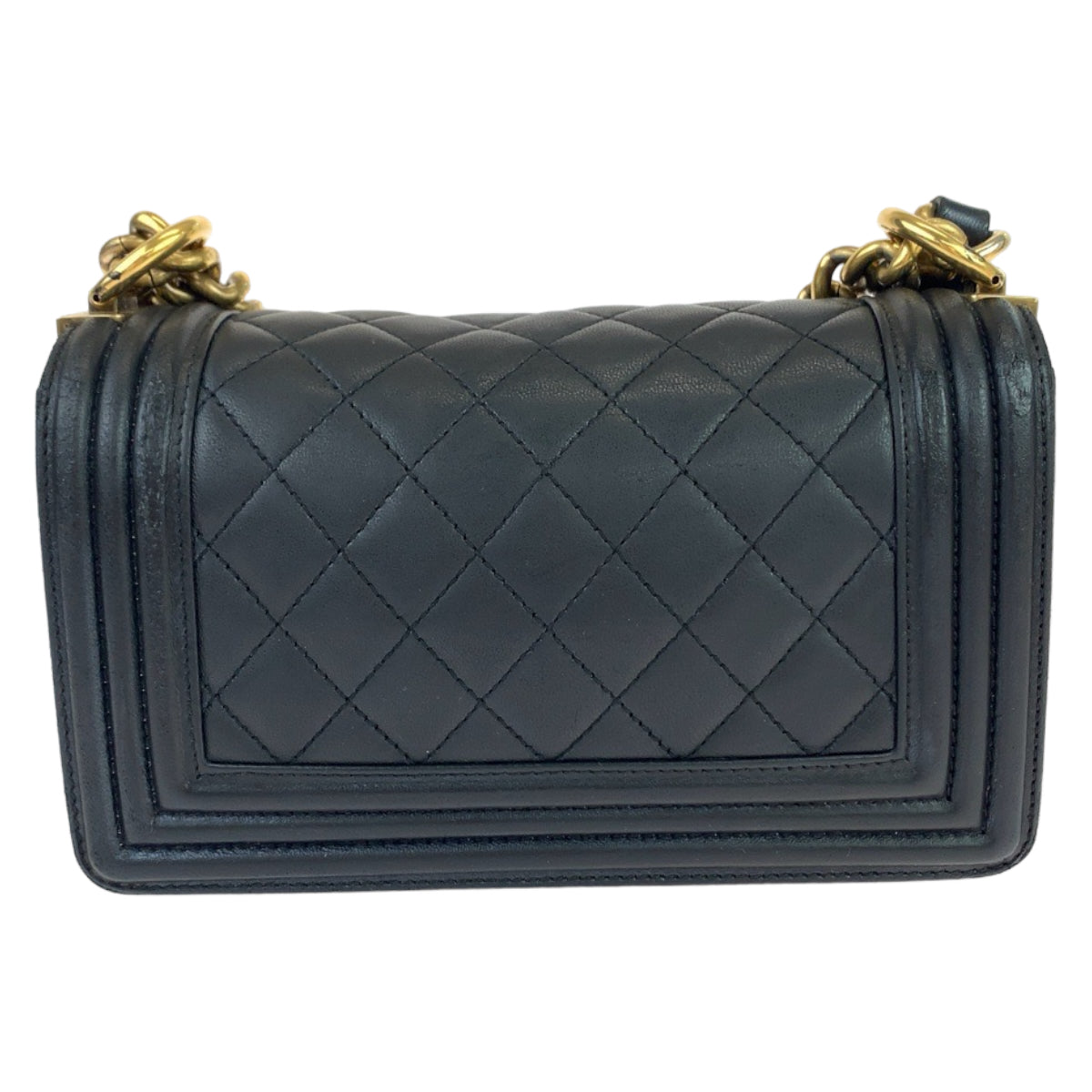 CHANEL シャネル ボーイシャネル マトラッセ ココマーク ブラック 黒 ゴールド金具 ラムスキン 斜め掛け チェーンショルダーバッグ ポシェット  レディース