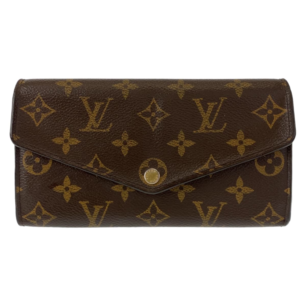 10993
LOUIS VUITTON ルイヴィトン モノグラム ポルトフォイユ サラ ブラウン フューシャ PVC M60531 長財布 ロングウォレット  レディース