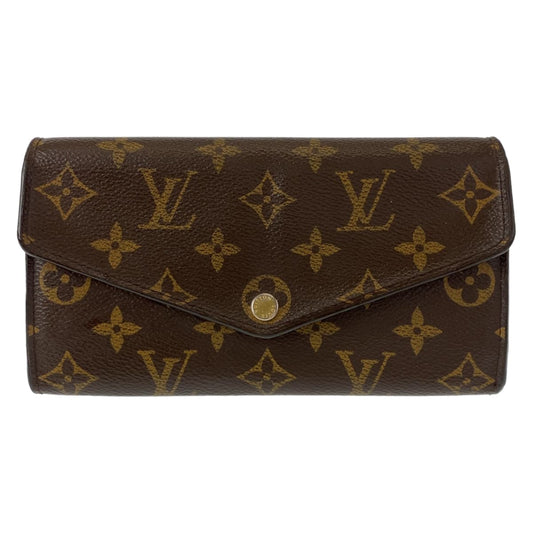 10993
LOUIS VUITTON ルイヴィトン モノグラム ポルトフォイユ サラ ブラウン フューシャ PVC M60531 長財布 ロングウォレット  レディース