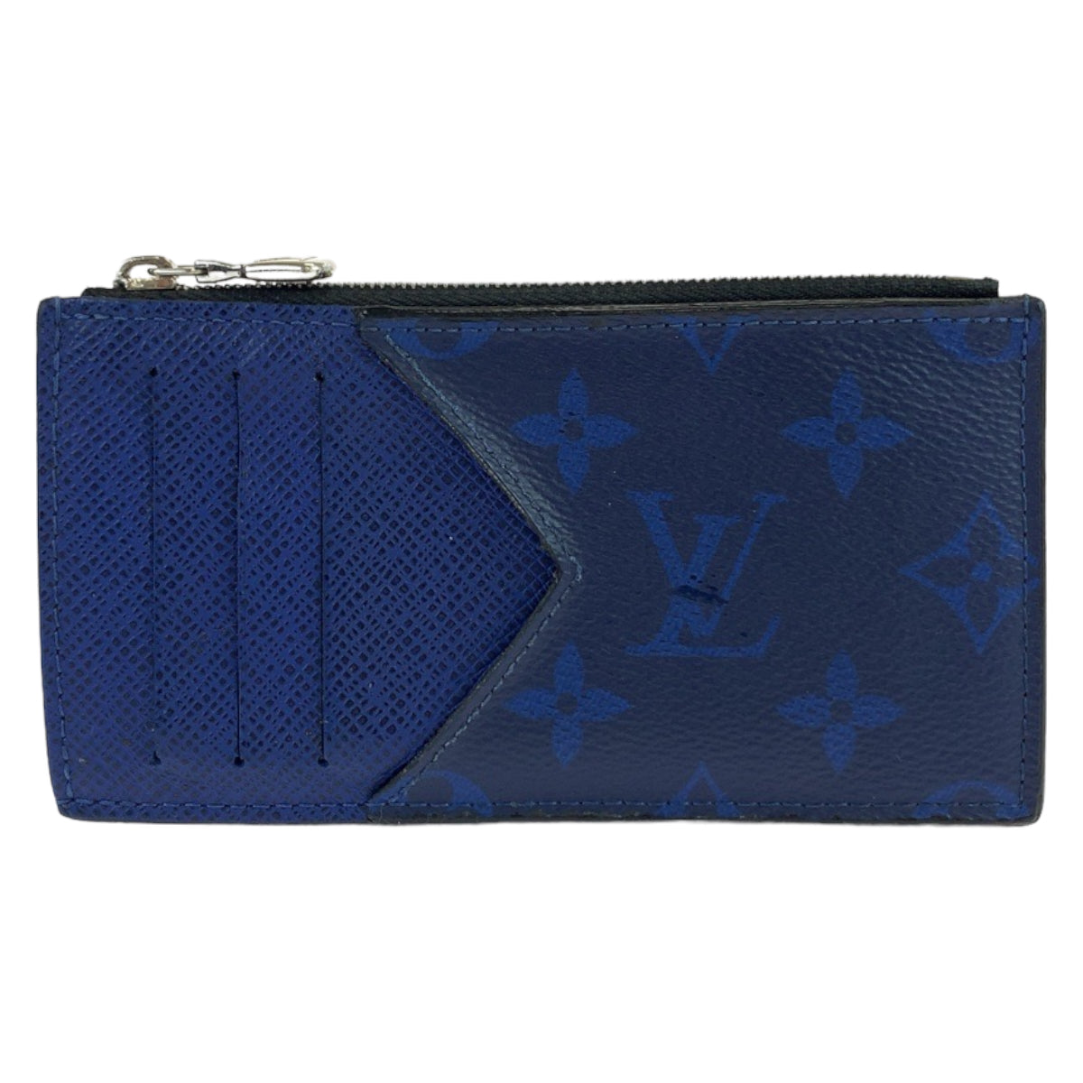 LOUIS VUITTON ルイヴィトン タイガラマ コバルトブルー シルバー金具 タイガ M30270 フラグメントケース コインカードケース  メンズ