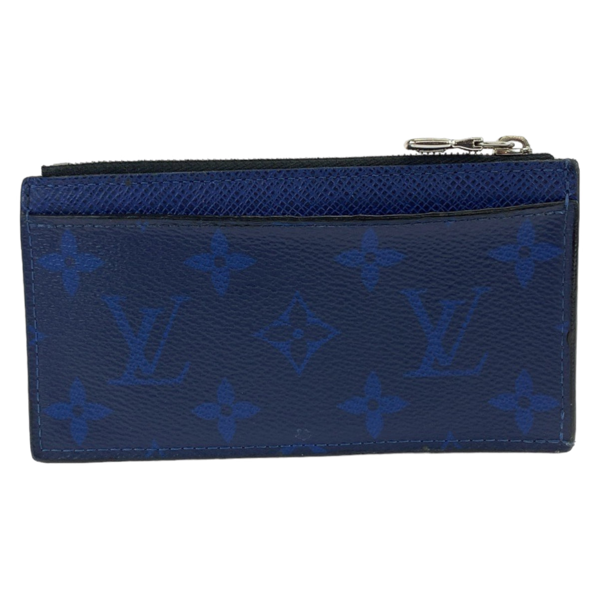 LOUIS VUITTON ルイヴィトン タイガラマ コバルトブルー シルバー金具 タイガ M30270 フラグメントケース コインカードケース  メンズ