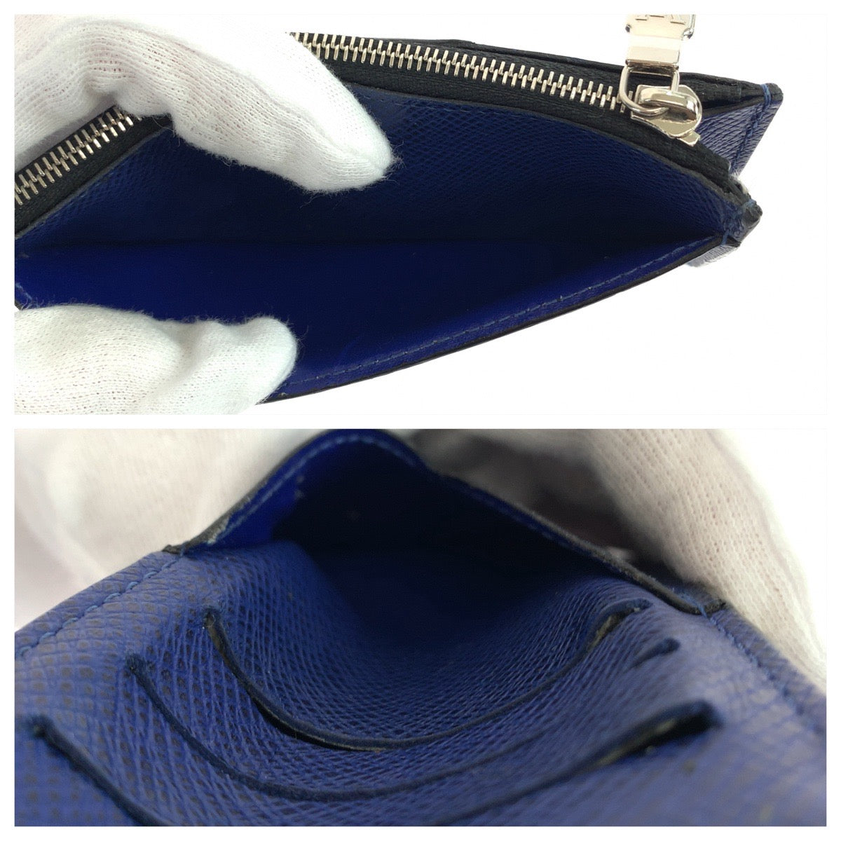 LOUIS VUITTON ルイヴィトン タイガラマ コバルトブルー シルバー金具 タイガ M30270 フラグメントケース コインカードケース  メンズ