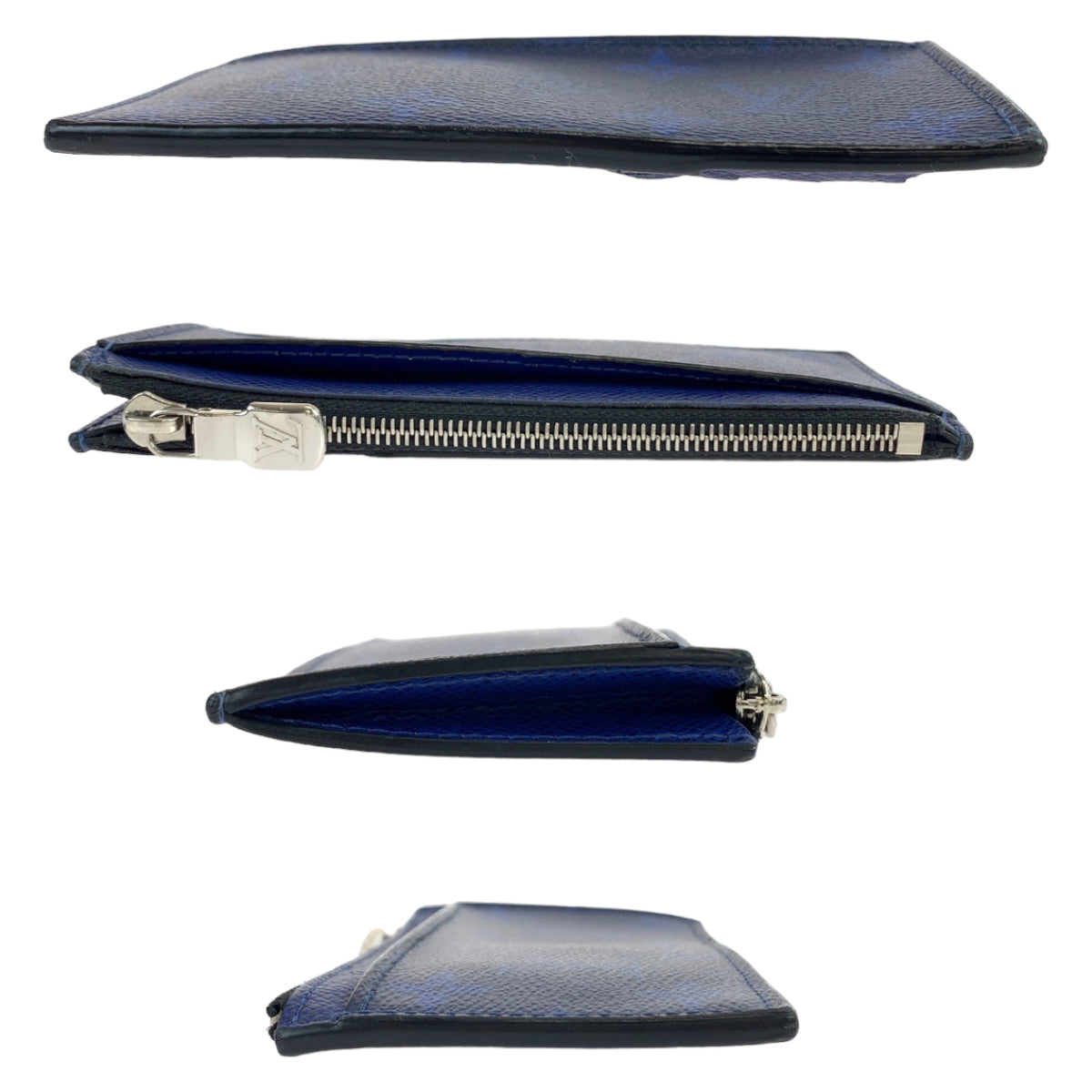 LOUIS VUITTON ルイヴィトン タイガラマ コバルトブルー シルバー金具 タイガ M30270 フラグメントケース コインカードケース  メンズ
