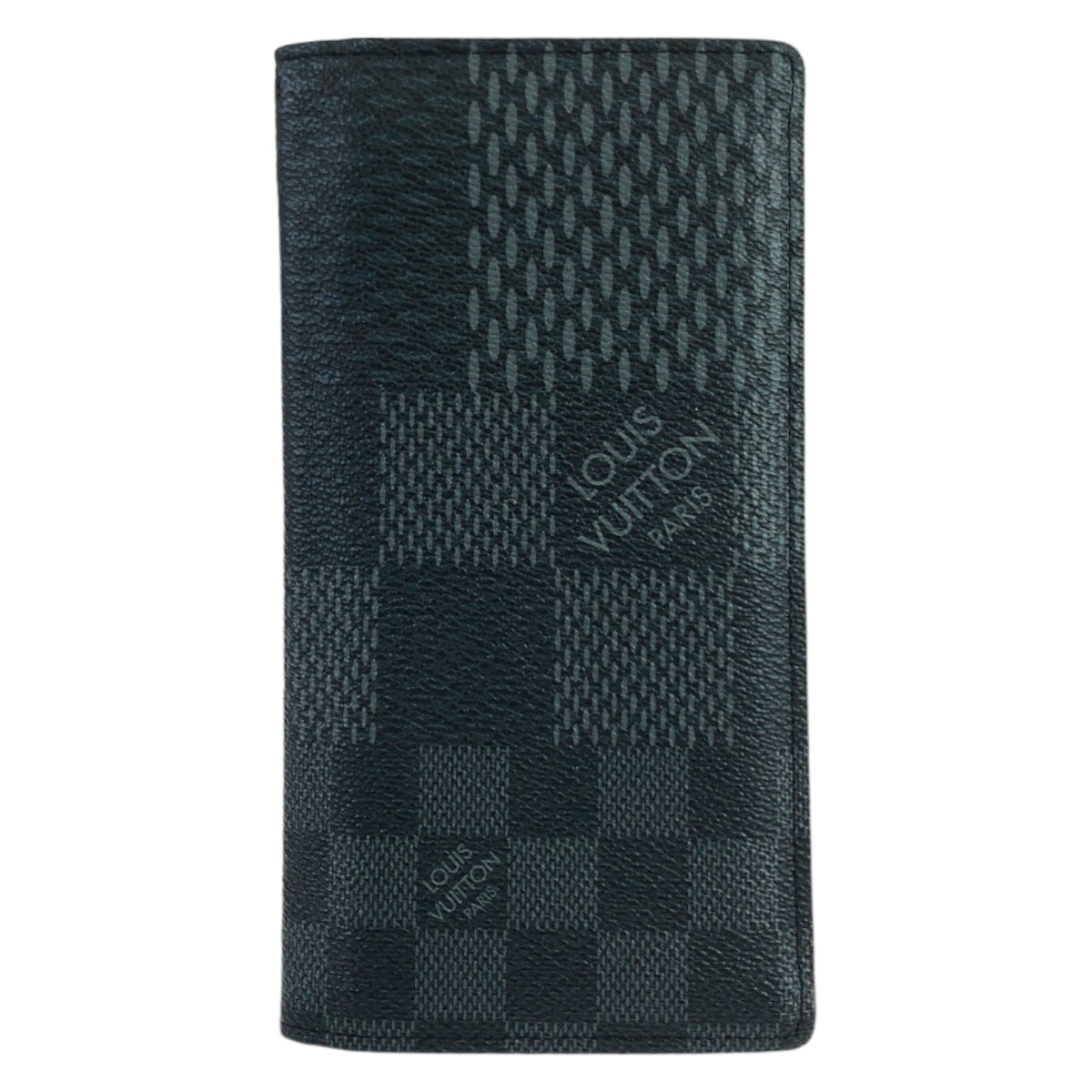 LOUIS VUITTON ルイヴィトン ダミエ グラフィット 3D ポルトフォイユ ブラザ NM ブラック 黒 グレー シルバー金具 PVC N60436 長財布 ロングウォレット  メンズ