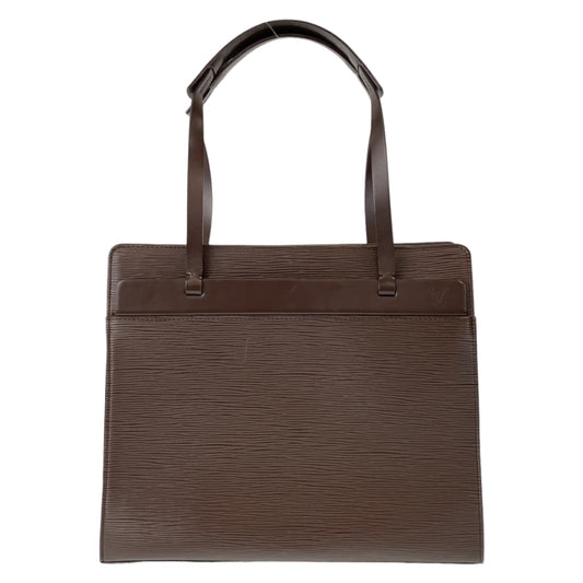 10995
LOUIS VUITTON ルイヴィトン エピ クロワゼット PM ブラウン 茶 シルバー金具 レザー M5249D ショルダーバッグ トートバッグ  レディース