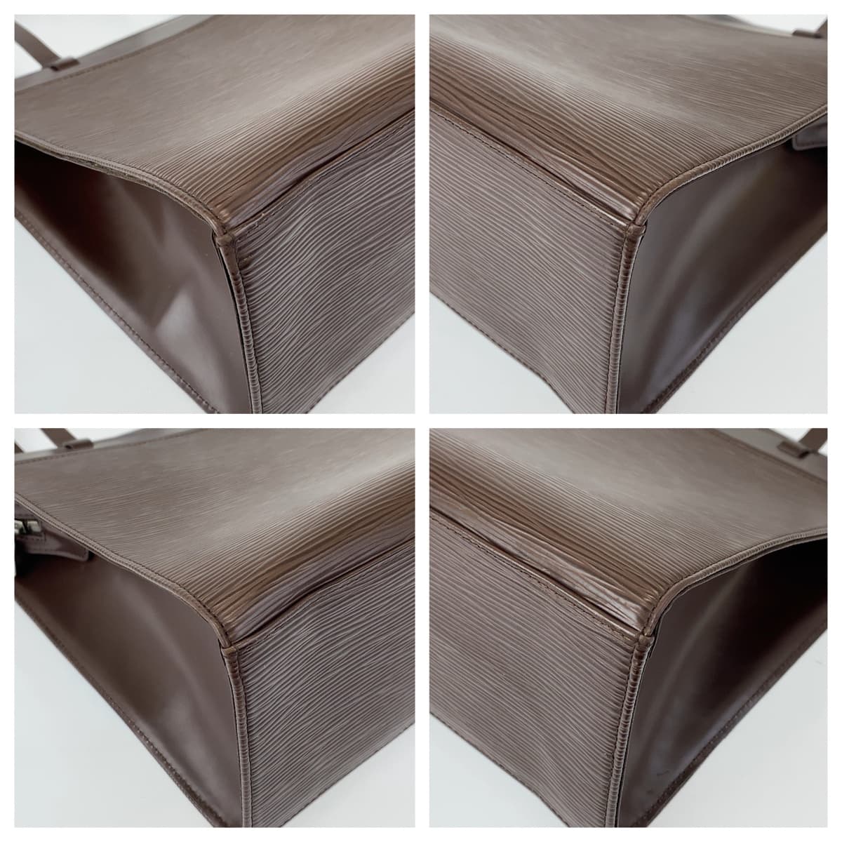 10995
LOUIS VUITTON ルイヴィトン エピ クロワゼット PM ブラウン 茶 シルバー金具 レザー M5249D ショルダーバッグ トートバッグ  レディース