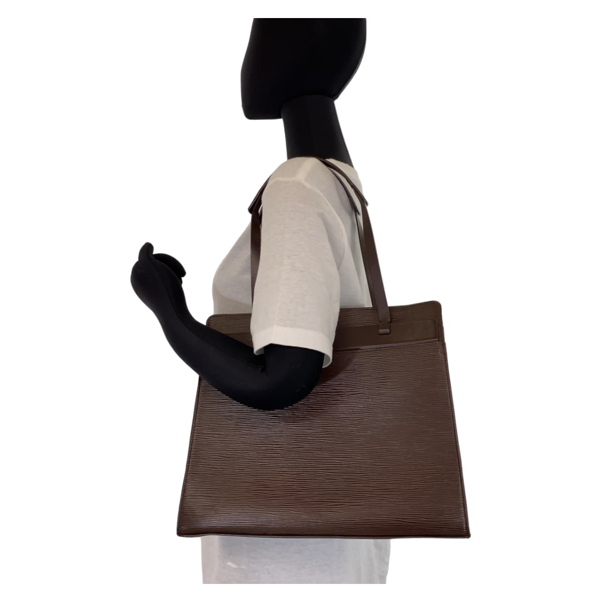 10995
LOUIS VUITTON ルイヴィトン エピ クロワゼット PM ブラウン 茶 シルバー金具 レザー M5249D ショルダーバッグ トートバッグ  レディース