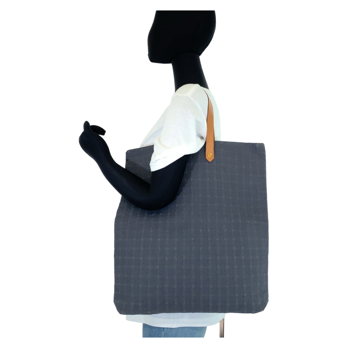 10999
HERMES エルメス アメダバ GM グレー ベージュ ゴールド金具 キャンバス / レザー トートバッグ ショルダーバッグ A4収納  レディース