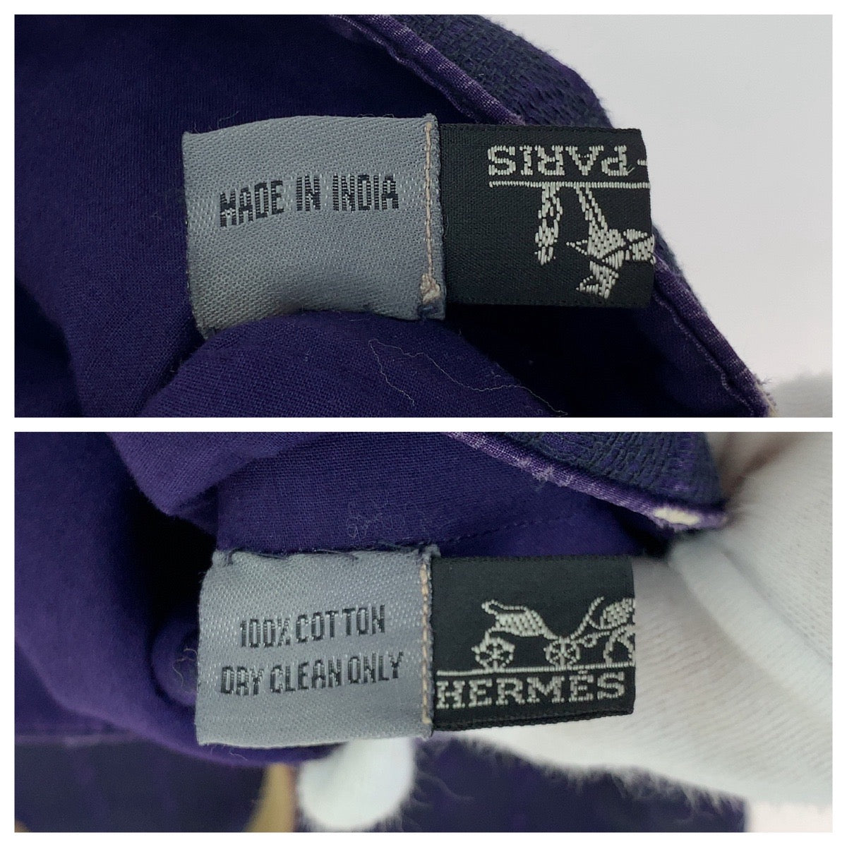 18028
HERMES エルメス アメダバ GM パープル ゴールド金具 キャンバス / レザー トートバッグ ハンドバッグ  レディース AB40