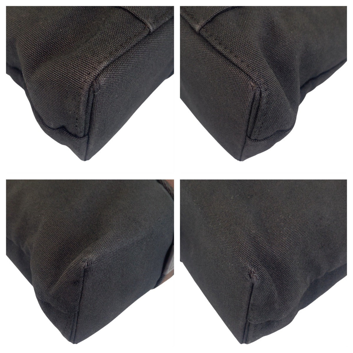 12488
HERMES エルメス トロカホリゾンタル MM ブラック シルバー金具 キャンバス トートバッグ ショルダーバッグ  レディース