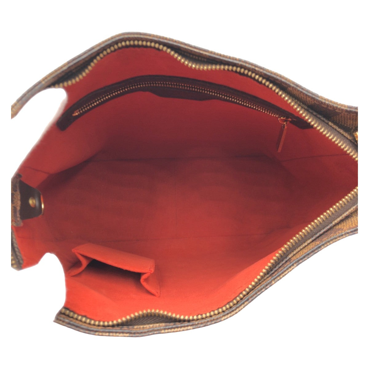 11013
LOUIS VUITTON ルイヴィトン ダミエ ルーピングGM ブラウン PVC N51144 ショルダーバッグ ハンドバッグ  レディース