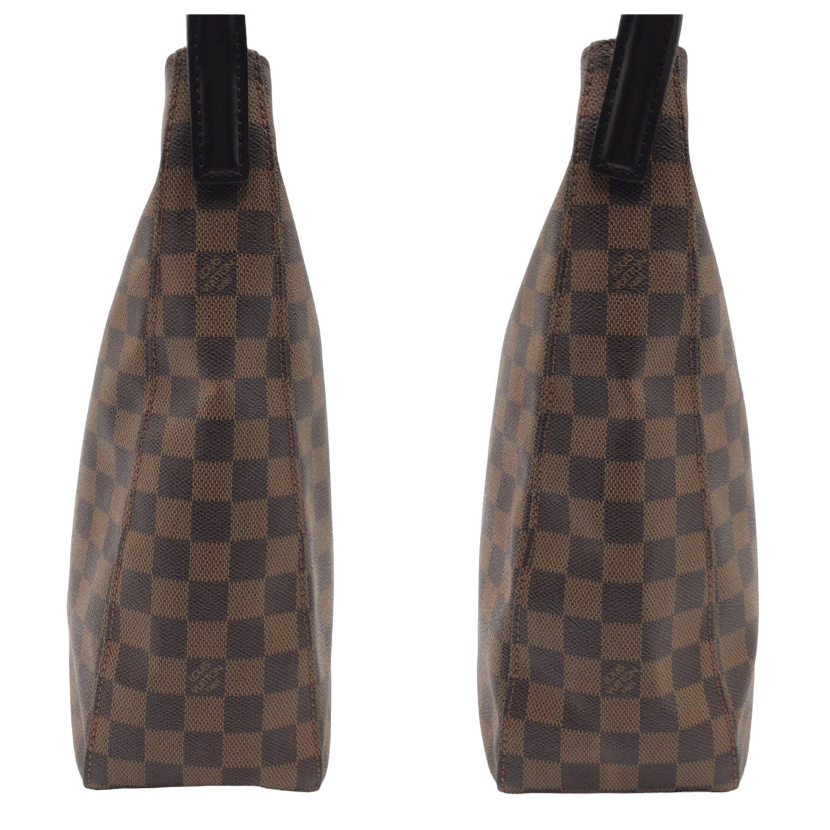 11013
LOUIS VUITTON ルイヴィトン ダミエ ルーピングGM ブラウン PVC N51144 ショルダーバッグ ハンドバッグ  レディース