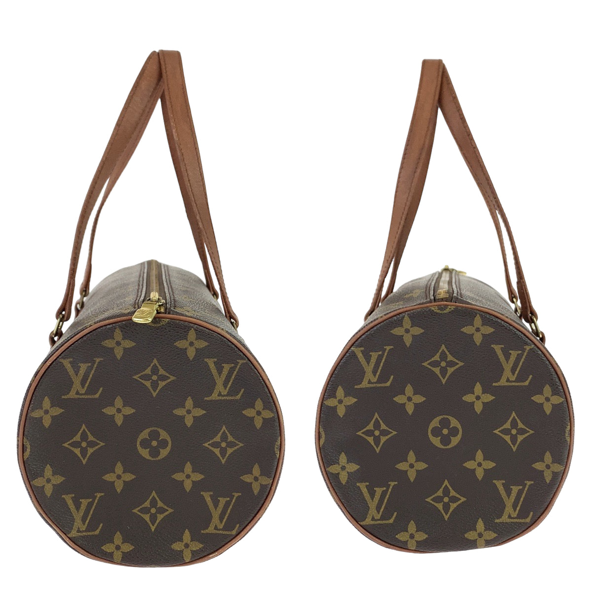 11014
LOUIS VUITTON ルイヴィトン モノグラム パピヨン30 ブラウン ゴールド金具 PVC M51385 ハンドバッグ ショルダーバッグ  レディース