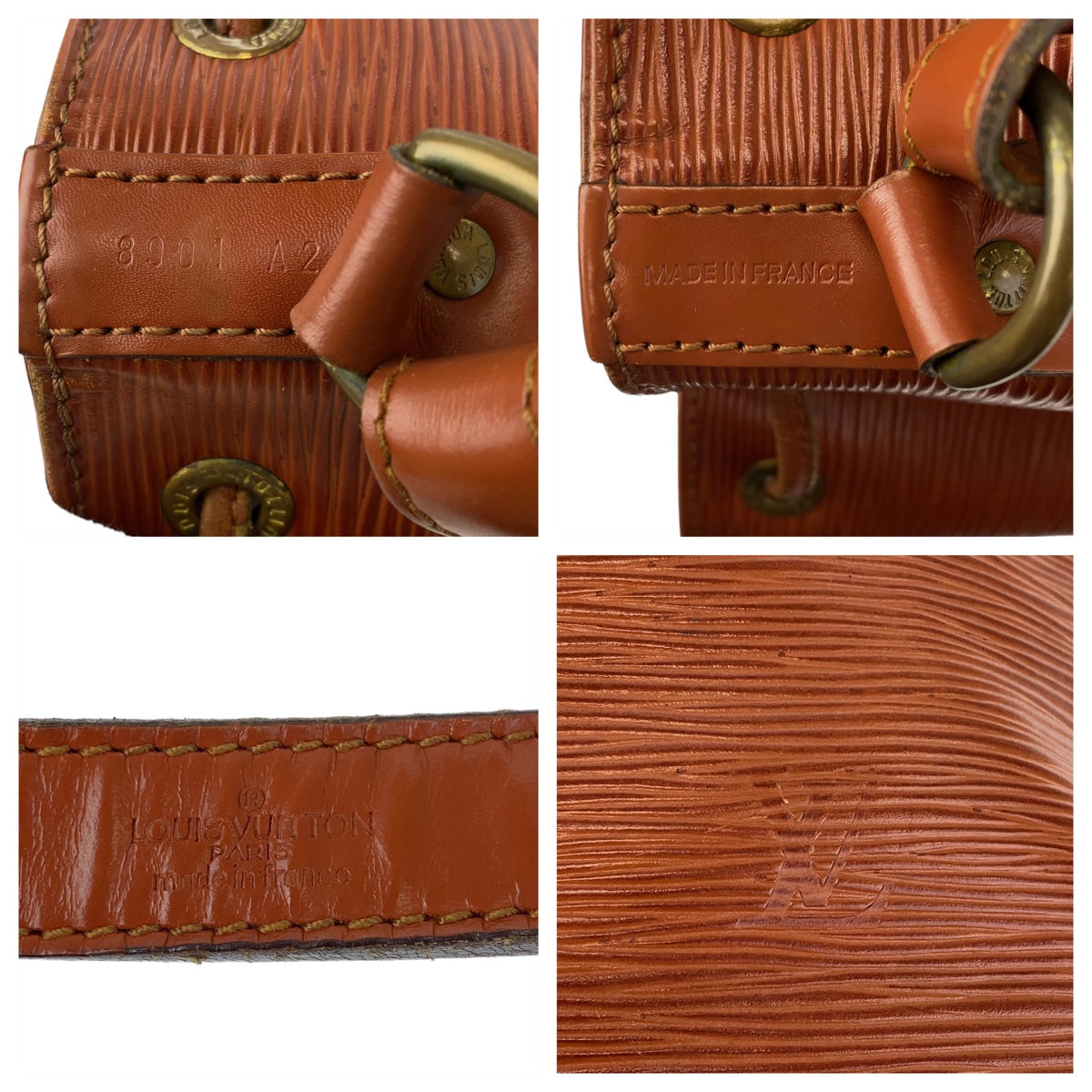 11016
LOUIS VUITTON ルイヴィトン エピ ノエ ブラウン ゴールド金具 エピレザー M44003 ショルダーバッグ 肩掛け 巾着バッグ  レディース