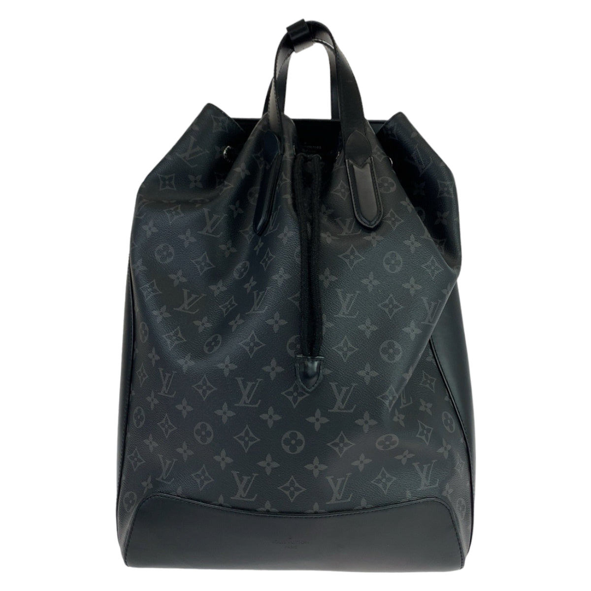 LOUIS VUITTON ルイヴィトン モノグラム エクリプス エクスプローラー ブラック 黒 シルバー金具 PVC / レザー M40527 リュック・デイパック バックパック  メンズ
