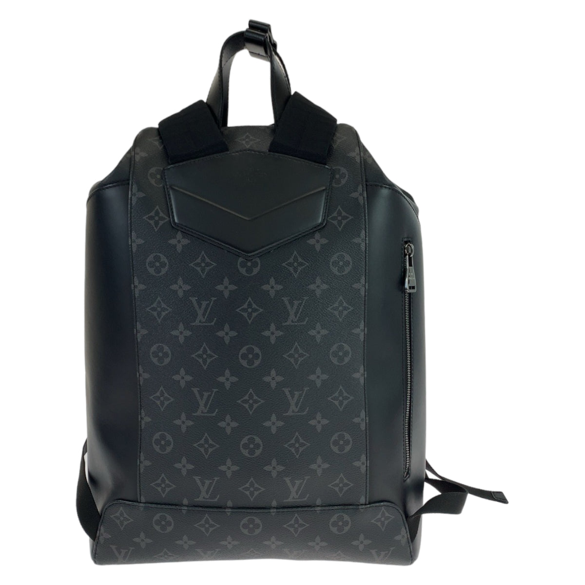 LOUIS VUITTON ルイヴィトン モノグラム エクリプス エクスプローラー ブラック 黒 シルバー金具 PVC / レザー M40527 リュック・デイパック バックパック  メンズ