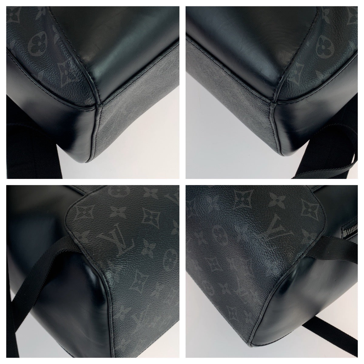 LOUIS VUITTON ルイヴィトン モノグラム エクリプス エクスプローラー ブラック 黒 シルバー金具 PVC / レザー M40527 リュック・デイパック バックパック  メンズ