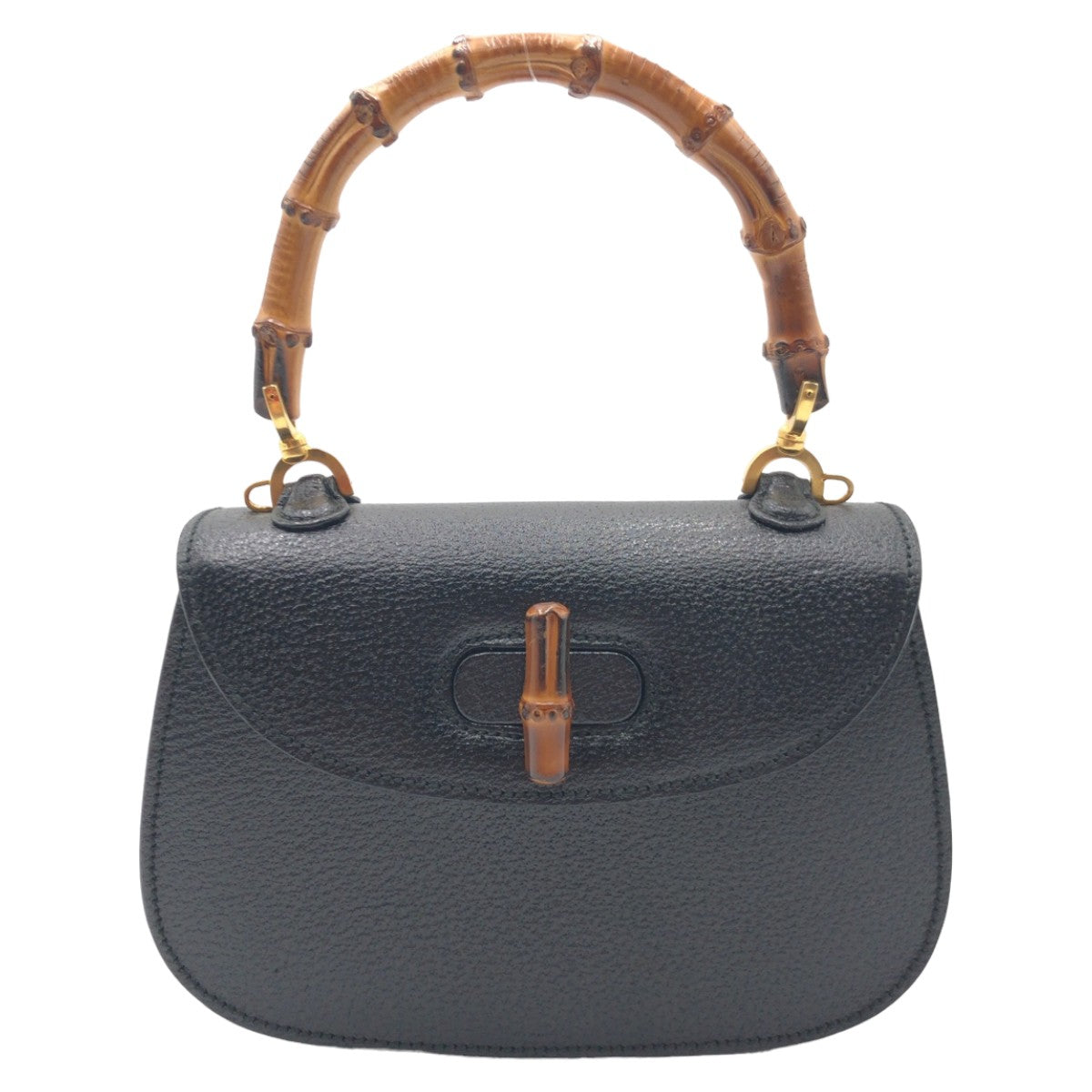 11030
GUCCI グッチ トップハンドル バンブー ブラック レザー 001 2013 0188 ハンドバッグ  レディース