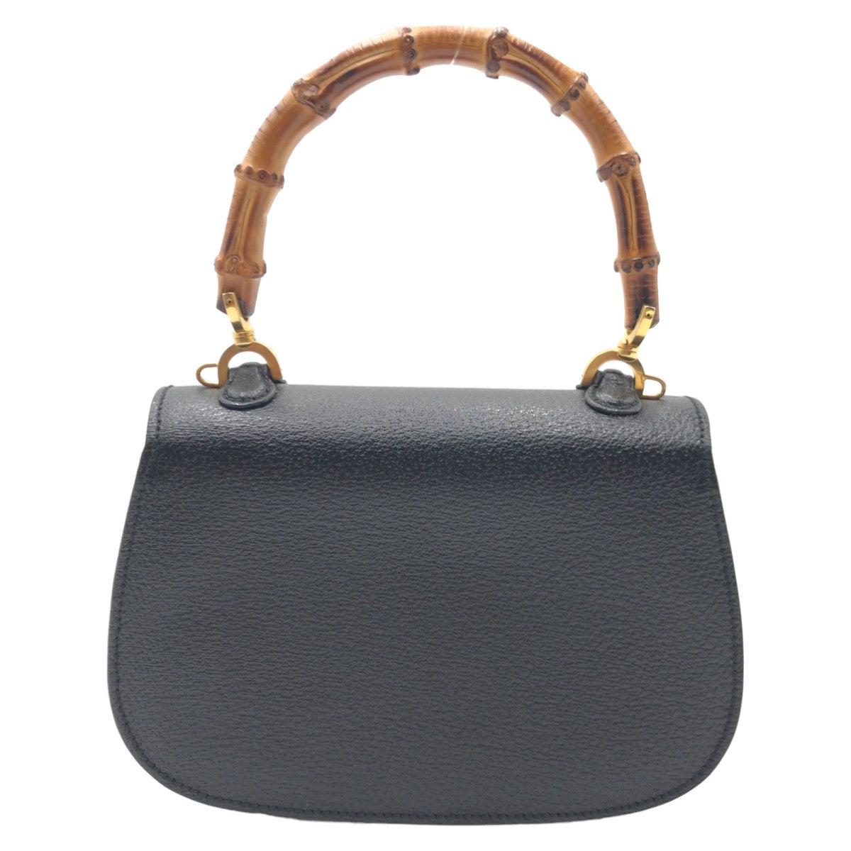 11030
GUCCI グッチ トップハンドル バンブー ブラック レザー 001 2013 0188 ハンドバッグ  レディース