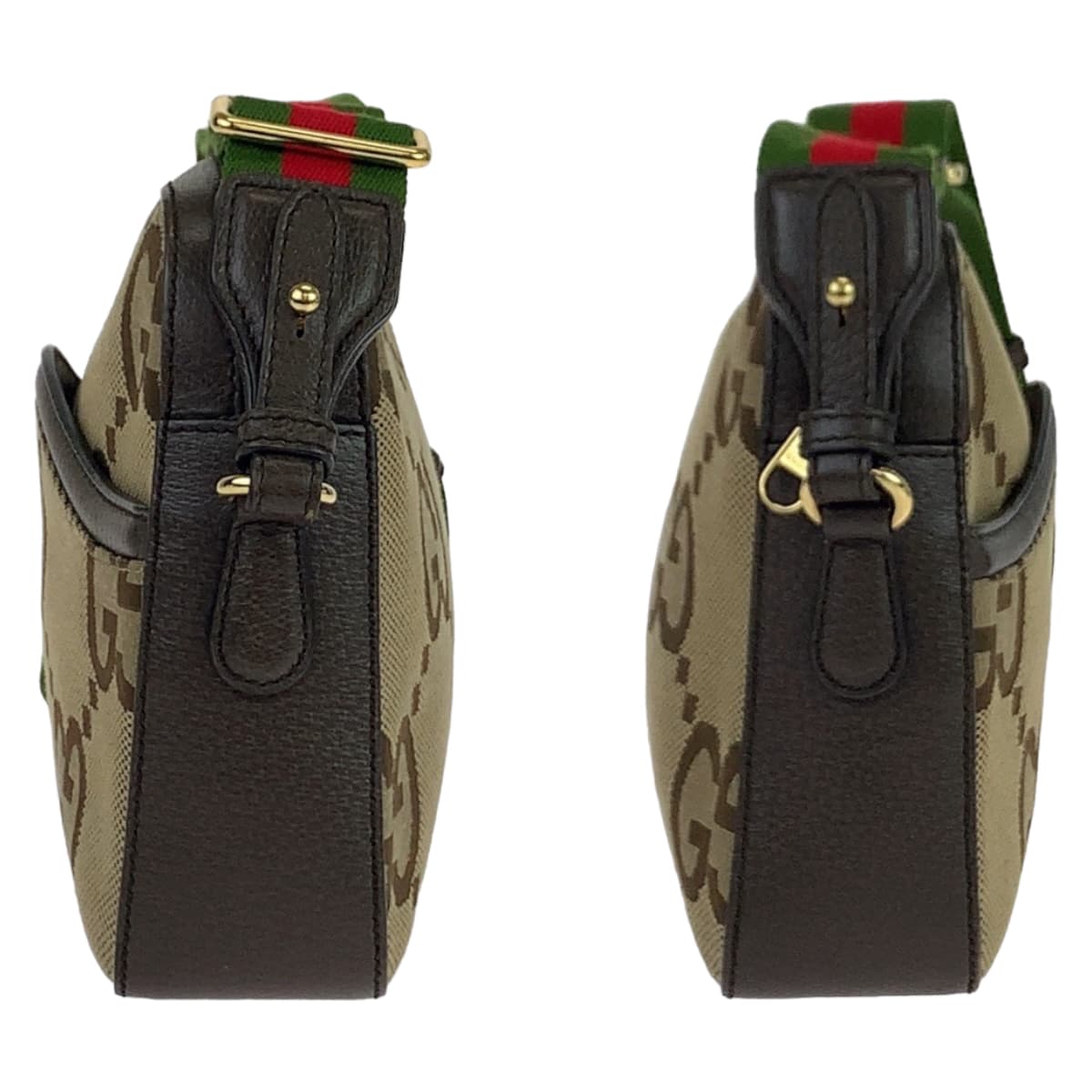 GUCCI グッチ シェリーライン ジャンボGG 男女兼用 ベージュ マルチカラー ゴールド金具 GGキャンバス / レザー 斜め掛け ショルダーバッグ メッセンジャーバッグ  メンズ