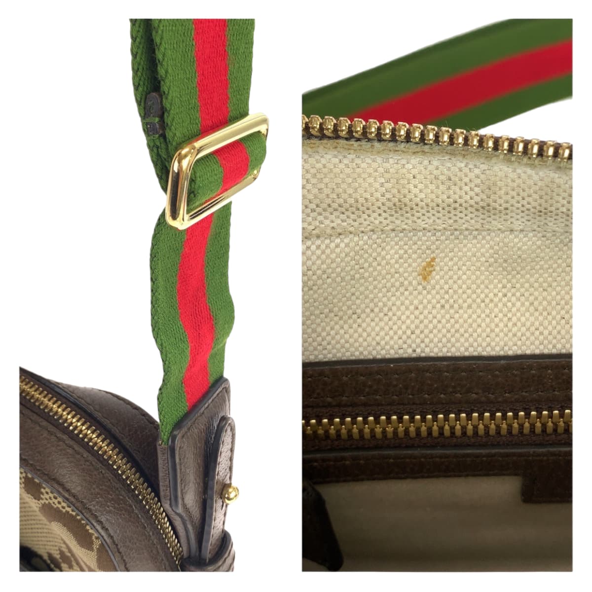 GUCCI グッチ シェリーライン ジャンボGG 男女兼用 ベージュ マルチカラー ゴールド金具 GGキャンバス / レザー 斜め掛け ショルダーバッグ メッセンジャーバッグ  メンズ