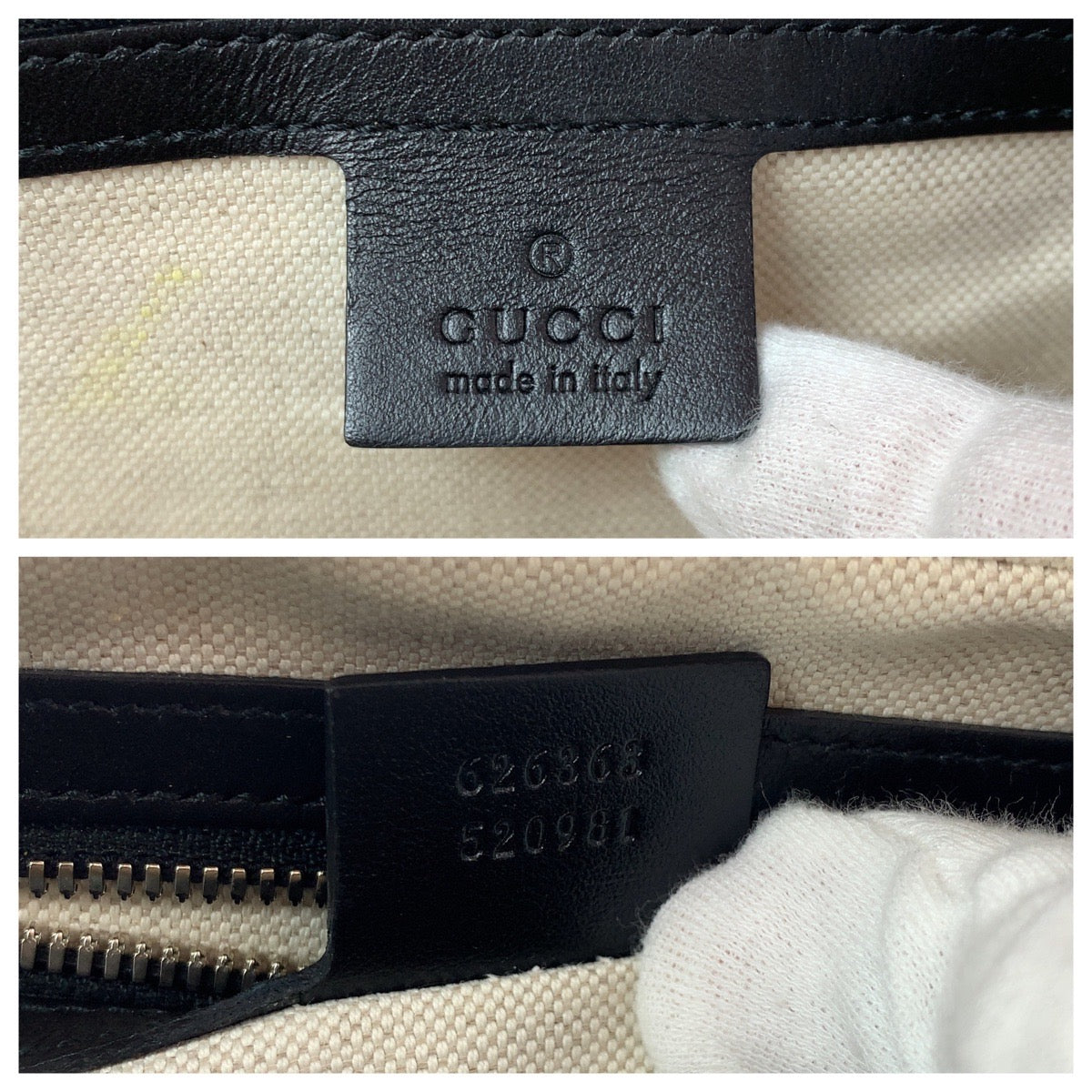 17955
GUCCI グッチ GGエンボス ブラック シルバー金具 レザー 626363 斜め掛け ショルダーバッグ ソフトトランク メンズ A125