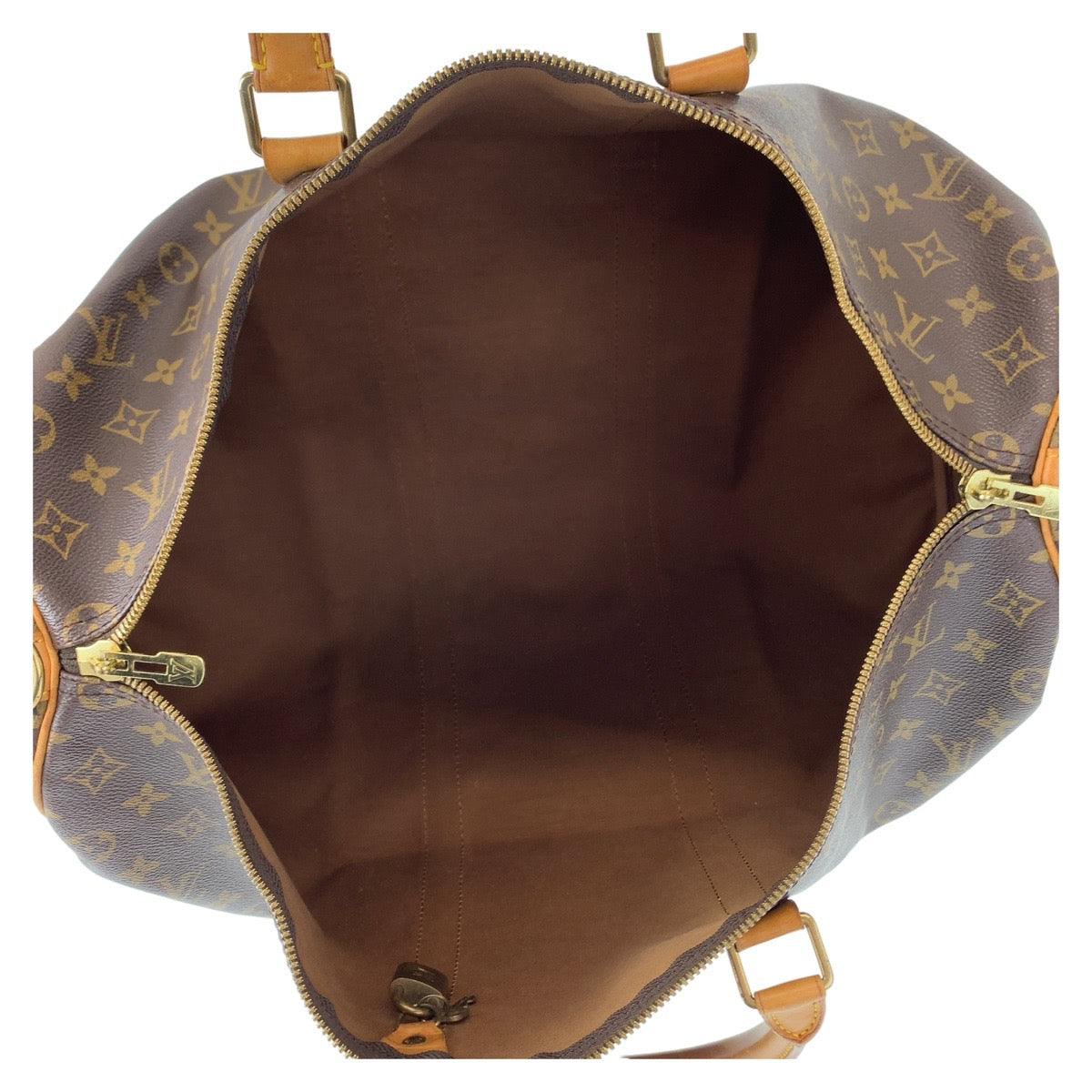LOUIS VUITTON ルイヴィトン モノグラム キーポル50 バンドリエール ブラウン 茶 ゴールド金具 PVC  M41416 ボストンバッグ ショルダーバッグ  レディース