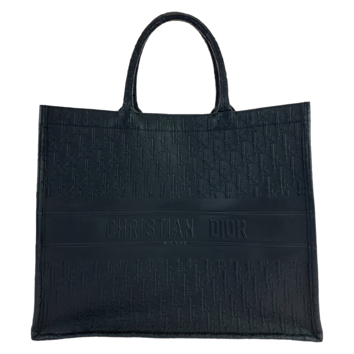 11055
Dior ディオール トロッター ブックトート ラージ ブラック 黒 / カーフスキン トートバッグ ハンドバッグ  メンズ