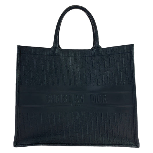 11055
Dior ディオール トロッター ブックトート ラージ ブラック 黒 / カーフスキン トートバッグ ハンドバッグ  メンズ