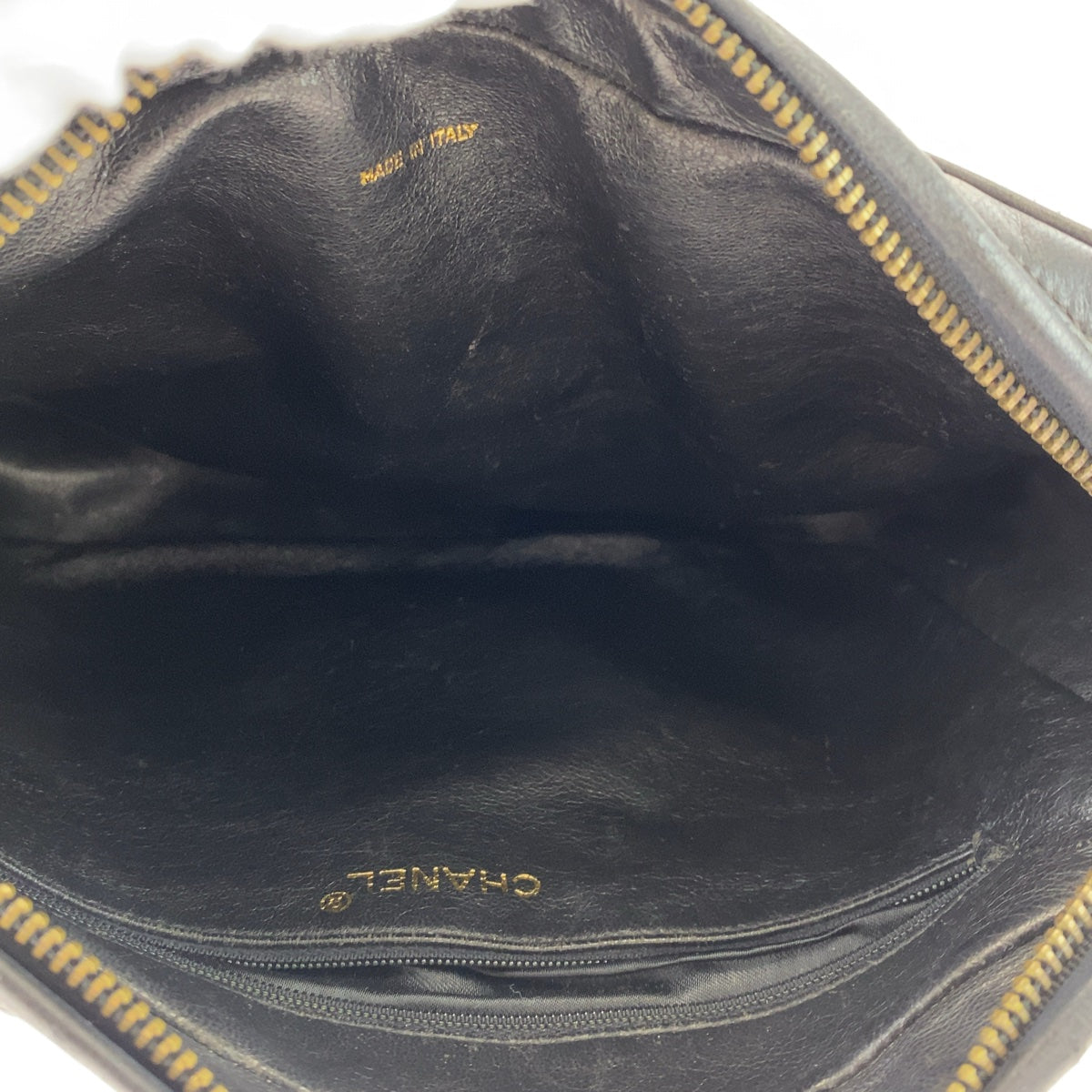 11067
CHANEL シャネル マドモアゼル ココマーク フリンジ ブラック 黒 ゴールド金具 ラムスキン 斜め掛け チェーンショルダーバッグ  レディース