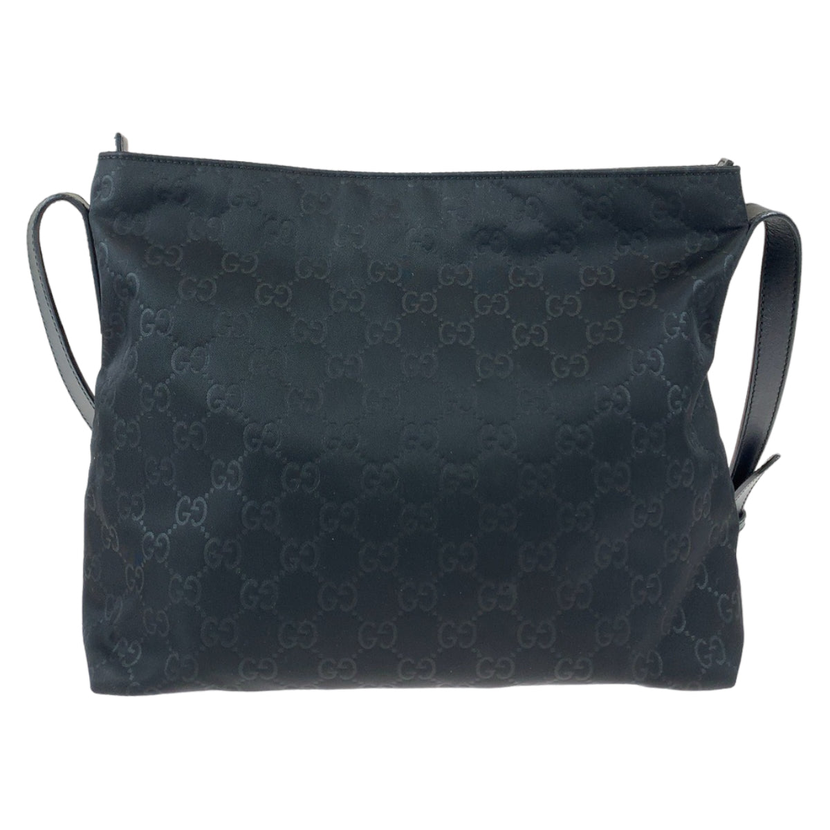 11078
GUCCI グッチ エンボスナイロン GG柄 ブラック シルバー金具 ナイロン / レザー 314529 斜め掛け ショルダーバッグ メッセンジャーバッグ  メンズ