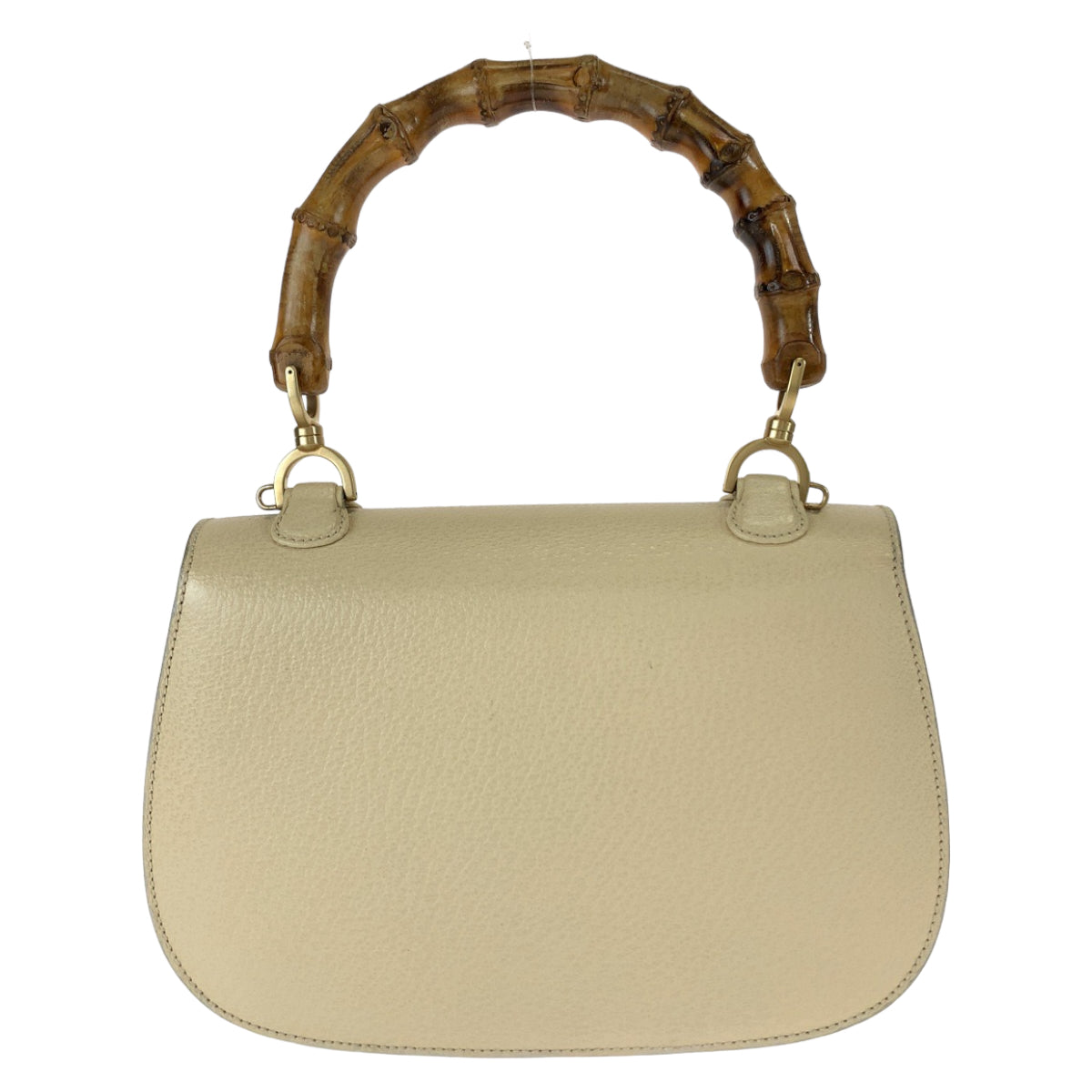 11085
GUCCI グッチ バンブー オフホワイト ベージュ ゴールド金具 レザー 000 926 0633 2way ハンドバッグ ショルダーバッグ  レディース
