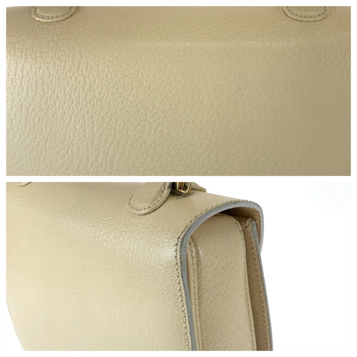 11085
GUCCI グッチ バンブー オフホワイト ベージュ ゴールド金具 レザー 000 926 0633 2way ハンドバッグ ショルダーバッグ  レディース