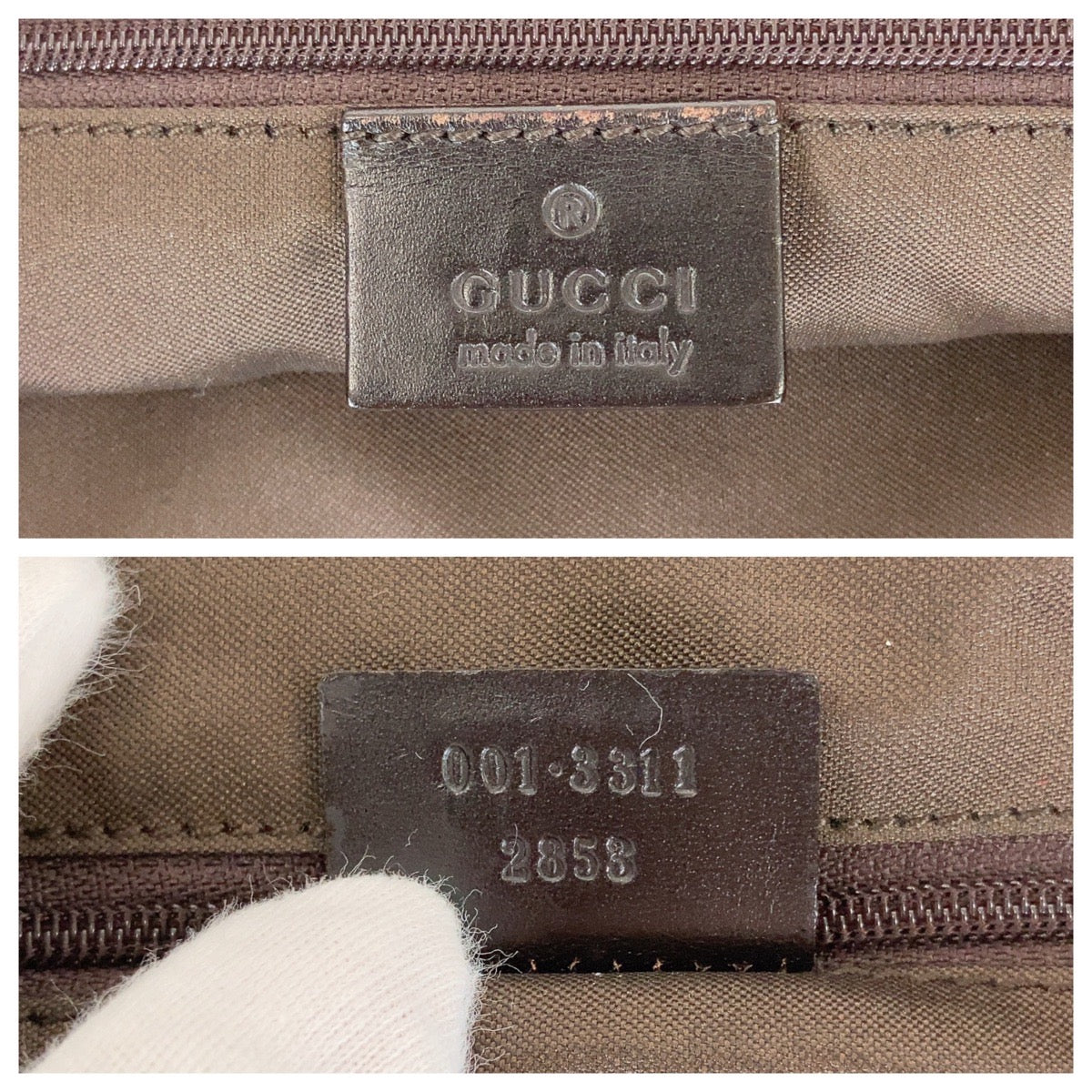 12848
GUCCI グッチ シェリーライン ベージュ シルバー金具 GGキャンバス / レザー 001 3311 斜め掛け ショルダーバッグ メッセンジャーバッグ  レディース