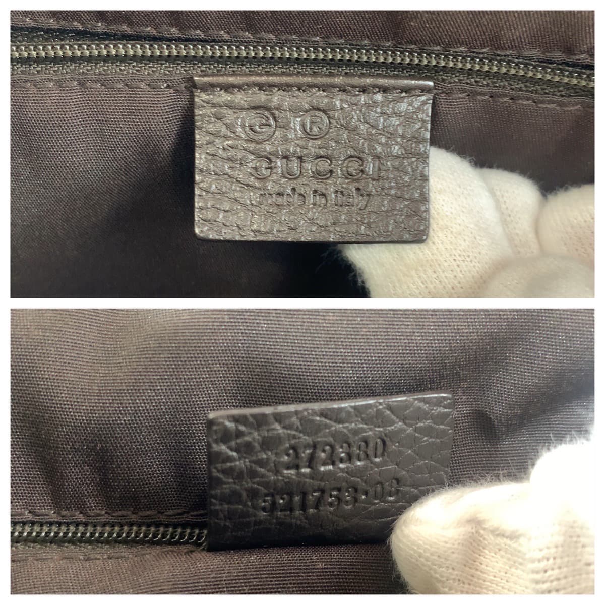 11098
GUCCI グッチ ブラウン シルバー金具 GGキャンバス / レザー 272380 斜め掛け ショルダーバッグ メッセンジャーバッグ  レディース