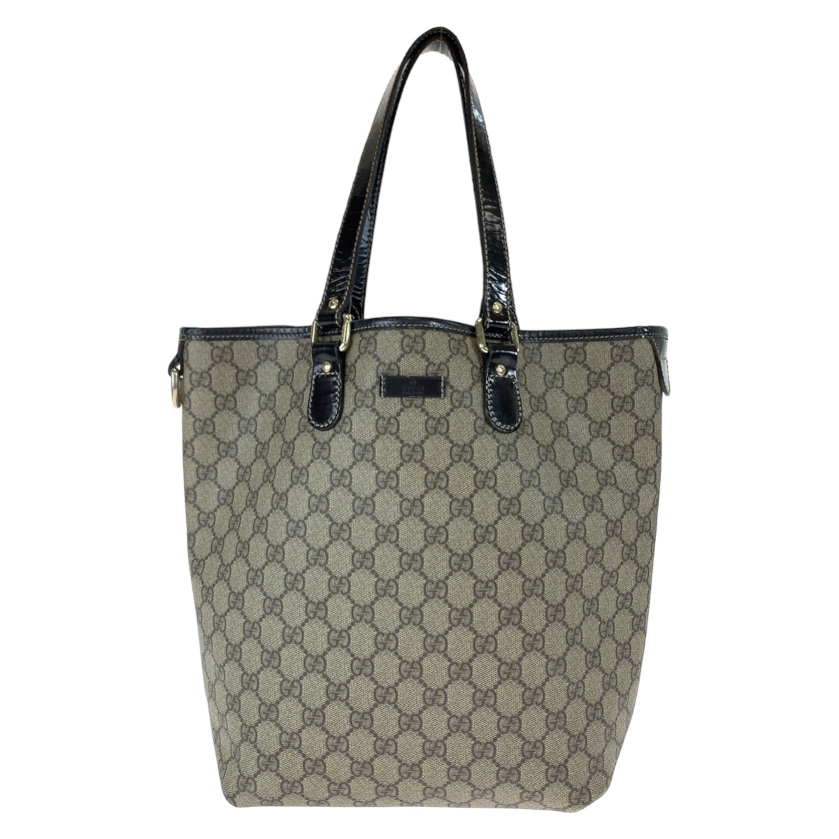11104
GUCCI グッチ ブラウン ゴールド金具 GGスプリームキャンバス 189896 トートバッグ ハンドバッグ ショルダーバッグ  レディース